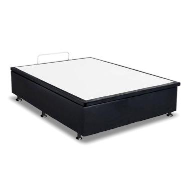 Imagem de Cama Box Baú Queen Universal Courano Black (158x198x35) - Ortobom