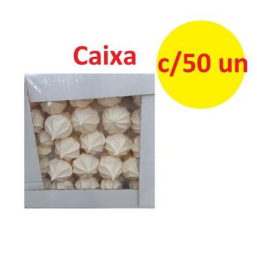 Imagem de Caixa com 50 Doces De Suspiro Doce De Infância Festa - Será Enviada Ma