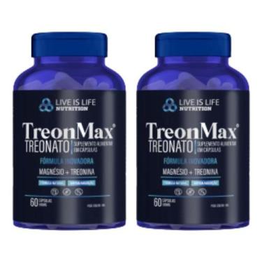 Imagem de Kit 2 Treonmax Magnesio Treonato  60 Capsula Puro Original - NoBrand, 