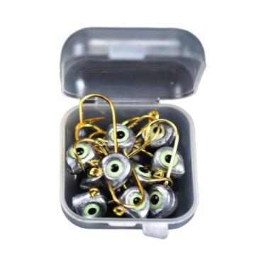 Imagem de Caixa Com 10 Iscas Artificiais 3D Olho De Peixe Para Pesca Noturna, An