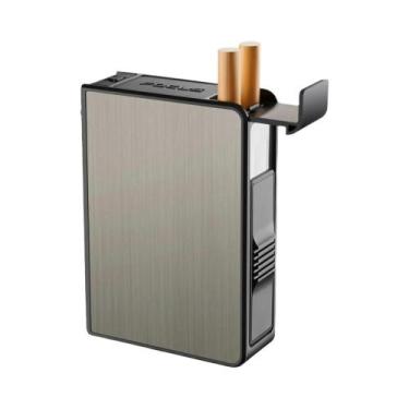 Imagem de Estojo De Cigarros Automático Portátil À Prova d'Água Para Homens Com 