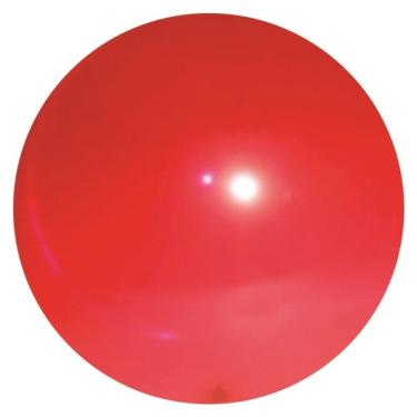 Imagem de Bola De Vinil Lisa Grande Vermelho   Kit Com 100 Bolas  