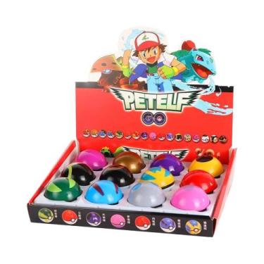 Imagem de Brinquedos Figurinos Pokemon PokeBall 12Pcs/Conjunto Caixa Surpresa Pi