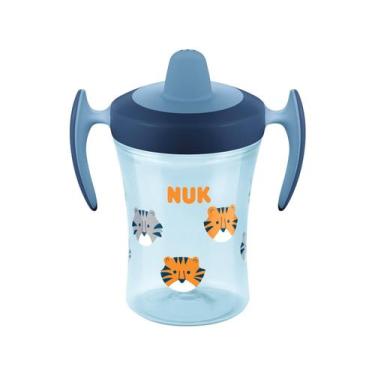 Imagem de COPO TRAINER NUK EVOLUTION BICO TPE C/ ALÇA 230Ml, Azul