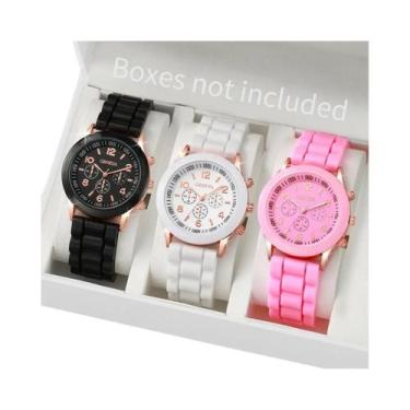 Imagem de Conjunto De Relógios De Moda Femininos Com Mostrador Árabe E Pulseira 