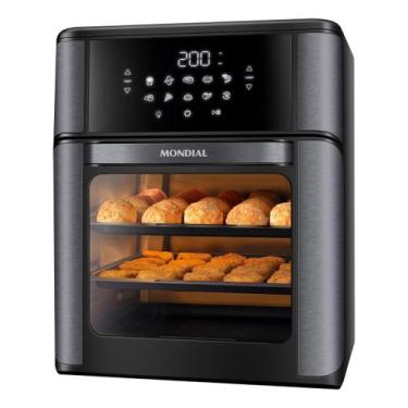 Imagem de Fritadeira Elétrica Afon-12l-Bg Forno Oven 12 Litros Preto Mondial, Pr