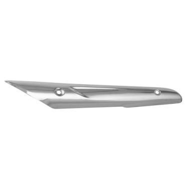 Imagem de Protetor De Escape Gemoto Modelo Original Em Chapa Biz 125, CROMADO