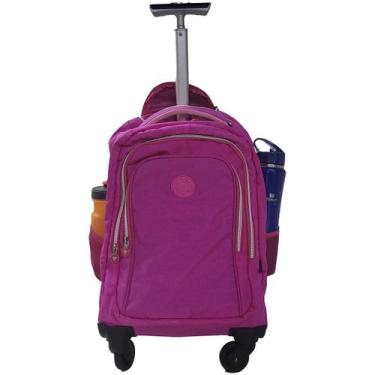 Imagem de Mochila Escolar Tactel Rodinhas 360 Top Model Notebook Tm39 - Ello