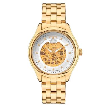 Imagem de Relógio TECHNOS masculino automático dourado 8N24AR/1K