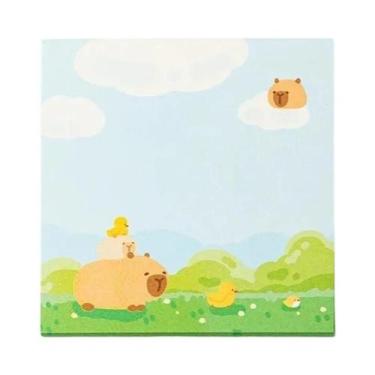 Imagem de Blocos De Notas Adesivas De Panda E Porquinho-da-Índia Para Crianças, 