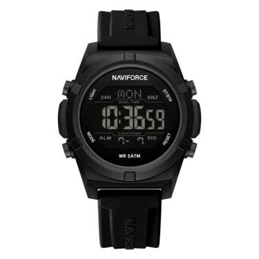 Imagem de Relógio Masculino LCD Duplo Esportivo 5ATM à Prova D`água