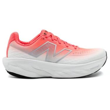 Imagem de Tênis New Balance Fresh Foam X 1080V14 Masculino, 40, Salmão, Prata