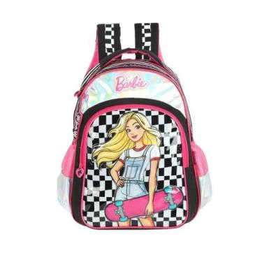 Imagem de Mochila de Costas Preta Barbie Luxcel