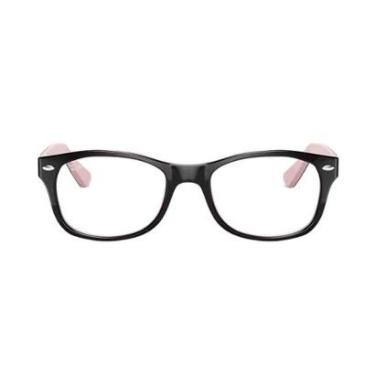 Imagem de Óculos de Grau Preto c/ Rosa Infantil Ray-Ban RY1528 3580-Feminino