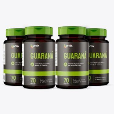 Imagem de Kit 4x - Guaraná - 70 cápsulas - Omix
