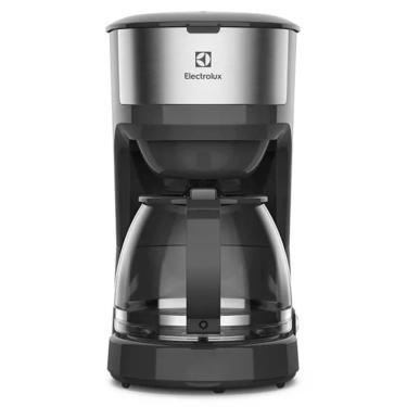 Imagem de Cafeteira Elétrica Electrolux 30 Xícaras Efficient 127V Cor Inox Preta
