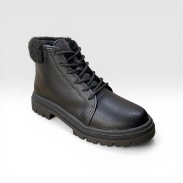 Imagem de Bota Feminina Coturno Moleca Cadarço Moda Conforto-Feminino