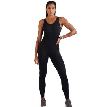 Imagem de Macacão Fitness Sem Costura Lupo Sport 71368-001, Preto, G