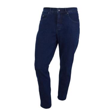 Imagem de Calça Jeans Masculina Pierre Cardin New Fit Azul - 457P523, 46, Azul