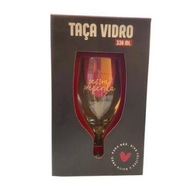 Imagem de Taça De Vidro 330ml Dia Dos Namorados ESTAMPA:Pessoa Favorita - BRASFO
