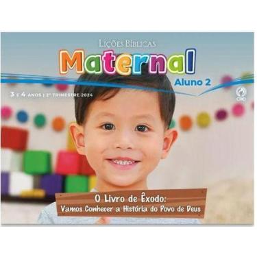 Imagem de Revista Lições Bíblica Maternal Aluno 2º Trimestre 2024 - CPAD