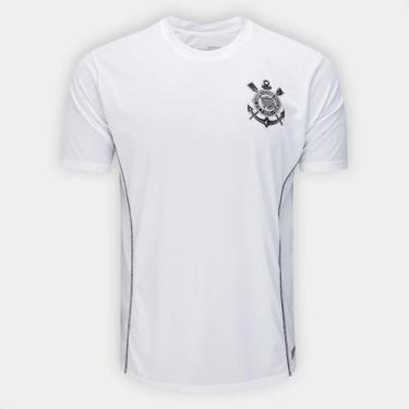 Imagem de Camisa Corinthians Masculina Branca Fitness 2.0 Sublimação Full - Coim