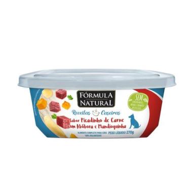 Imagem de Ração Úmida Fórmula Natural para Cães Picadinho de Carne 270g - Adimax