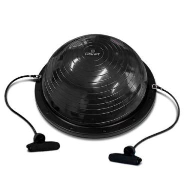 Imagem de Meia Bola Bosu Ginástica Pilates Inflável Anti Estouro com Alças Consp