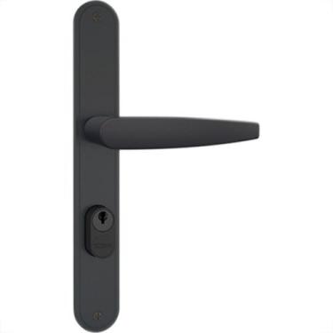 Imagem de Fechadura Stam 601/33 Estreita 20Mm Alav Preto