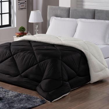 Imagem de Coberdrom Sherpa Queen Tipo Lã de Carneiro Dupla Face 2 em 1 Casa Dona