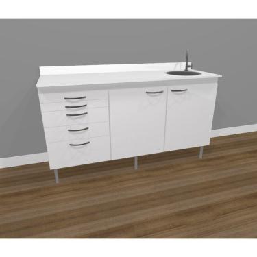 Imagem de Balcão Com Pia Para Laboratórios De Pesquisa