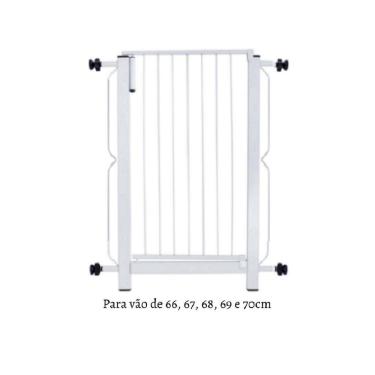 Imagem de Grade de Proteção para Porta 70cm Branco Grade Master