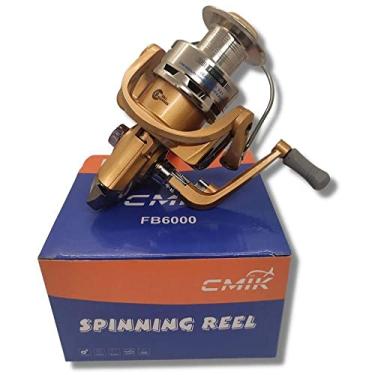 Imagem de Molinete Pesca Fb 6000 - Carretel Alumínio 6 Rolamentos Cmik