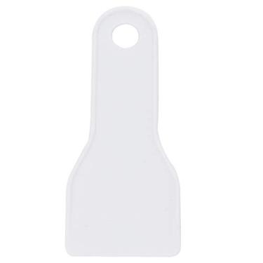 Imagem de OSALADI Raspador de gelo, freezer e pá de remoção de gelo, descongelador de plástico, pá plana portátil (branca)