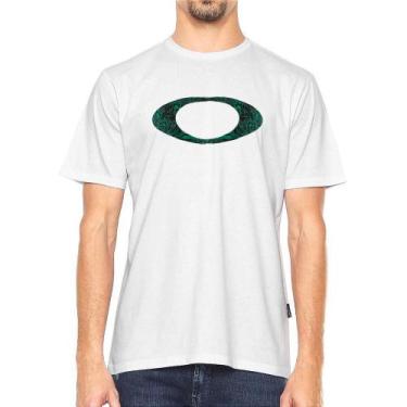 Imagem de Camiseta Oakley Ocean Waves Graphic Ellipse Masculina Branco