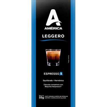 Imagem de América Café Em Cápsula Leggero - Compatível Com Nespresso