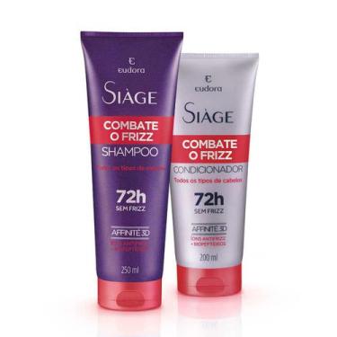 Imagem de Kit Siage Combate O Frizz Shampoo 250ml+Condicionador 200ml - Eudora