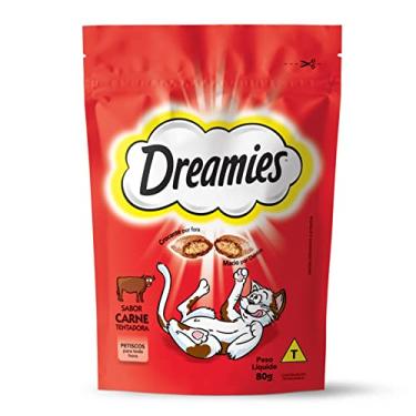 Imagem de Dreamies Petisco Carne Tentadora Gatos Adultos 80G