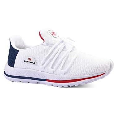 Imagem de Tênis De Caminhada Corrida Academia Runway Soft Feminino Tamanho:36;Cor:Branco
