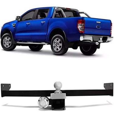 Imagem de Engate Para Reboque Rabicho Ford Ranger Cs Cd 2013 14 15 16 17 Tração 400Kg InMetro