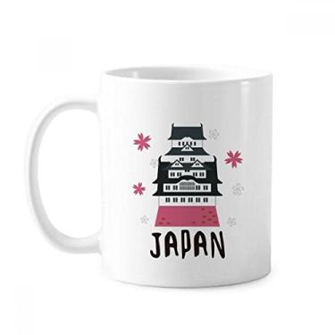 Imagem de Caneca clássica de cerâmica para viagem japonesa local com alças 350 ml