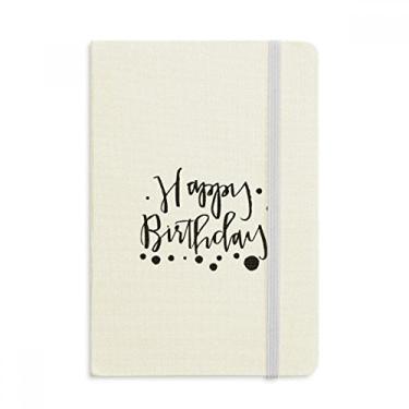 Imagem de Caderno de feliz aniversário Blessing Best Wishes oficial de tecido rígido diário clássico para cadernos e anotações