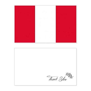 Imagem de Bandeira nacional do Peru América do Sul Cartão de agradecimento aniversário aniversário comemorações casamento agradecimento
