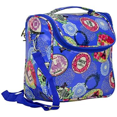 Imagem de Bolsa Feminina Necessaire Térmica Paris Azul CBRN16921