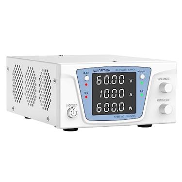 Imagem de CIADAZ DC Fonte de alimentação variável 60V 10A Fonte de alimentação de bancada Alta potência com display LED de 4 dígitos Fonte de alimentação comutável ajustável com codificador Botão de ajuste