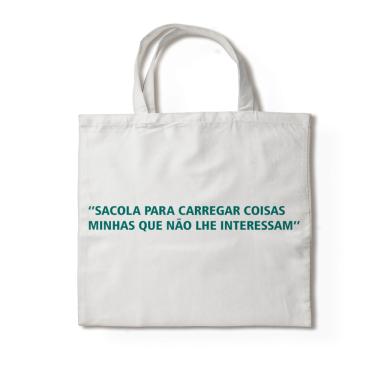 Imagem de Sacola Ecológica EcoBag 100% Algodão Cru 40 cm X 40cm