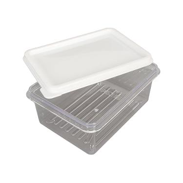 Imagem de Manteigueira Grande, Manteigueira Com Tampa e Faca para Bancada de Cozinha ou Geladeira, 200g Selando Manteigueiras Manteigueira Porta Manteiga Recipiente Hermético para Manteiga