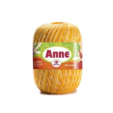 Imagem de Linha De Crochê E Tricô - Anne 500 - Cores Mesclas - 500 Metros - 100% Algodão - Círculo