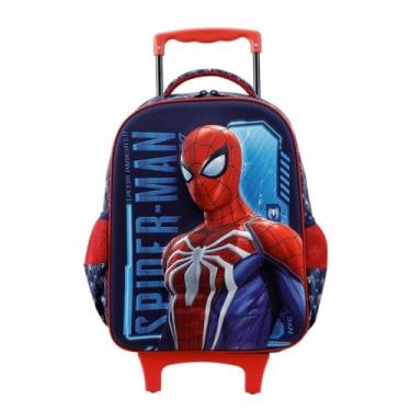 Imagem de Mochila Escolar, Infantil, com Rodinha, Spider-Man Se - Xeryus