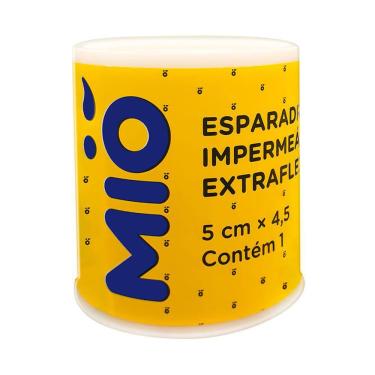 Imagem de Esparadrapo Impermeável Mió Extra Flexível Branco 5cm X 4,5m 1 Unidade